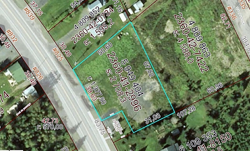 Terrain à vendre situé sur la route 132 Ouest